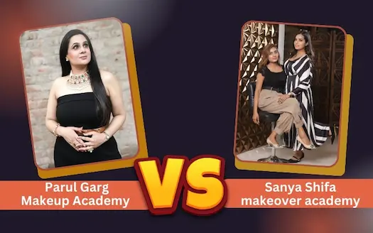 Parul Garg Makeup Academy Vs Sanya Shifa MakeoverÂ